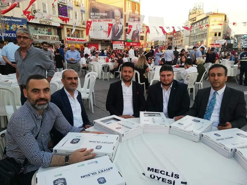 Esenler Belediyesi Sokak iftarına Katıldık