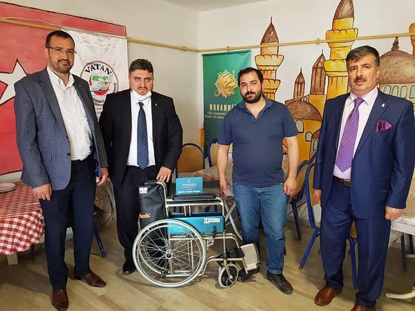 As the FSM Foundation, we delivered the wheelchair that the benefactors gave us to the needy in Tekirdağ/ Kapaklı.
