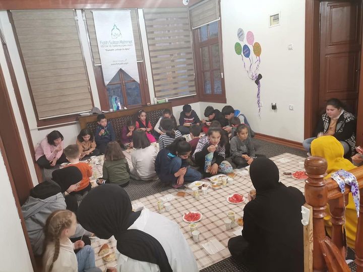 Iftar with our Course Students at our Trabzon Representation.