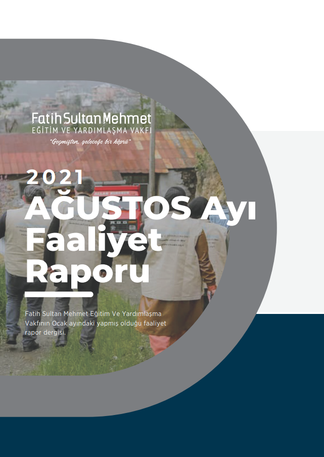 FSM Vakfı Ağustos Ayı Faaliyet Raporu