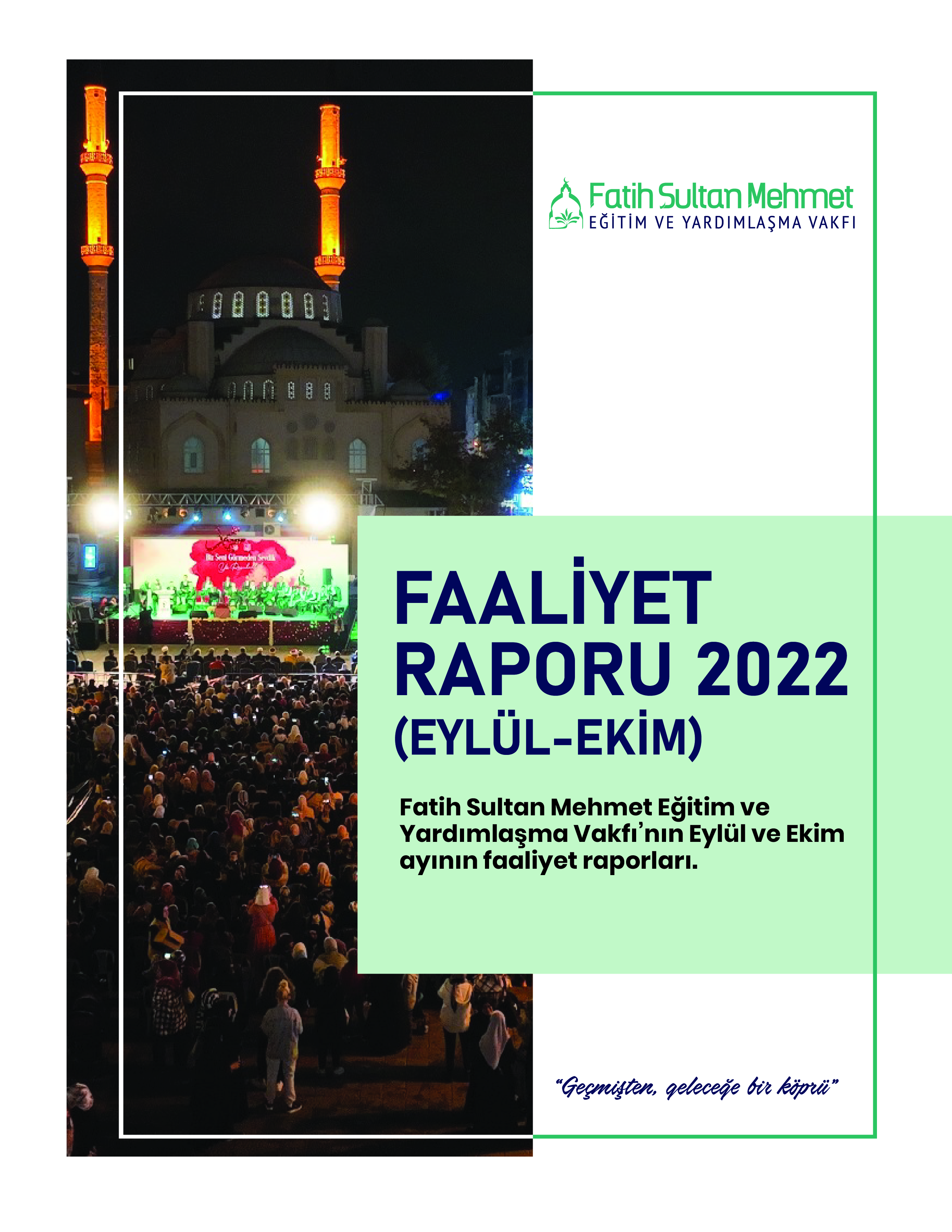 Eylül-Ekim Ayı Faaliyet Raporu