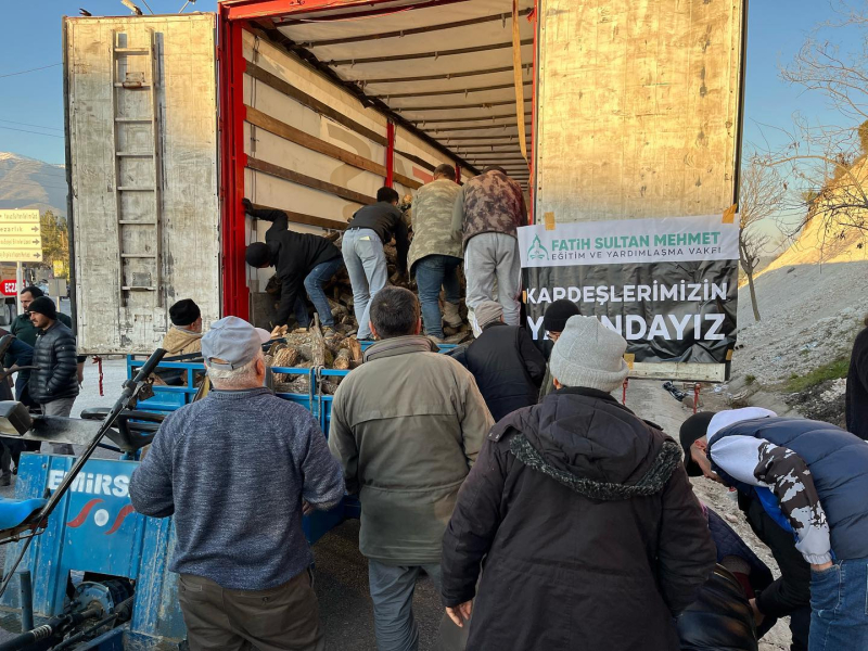 40 TON YAKACAK DAĞITTIK.