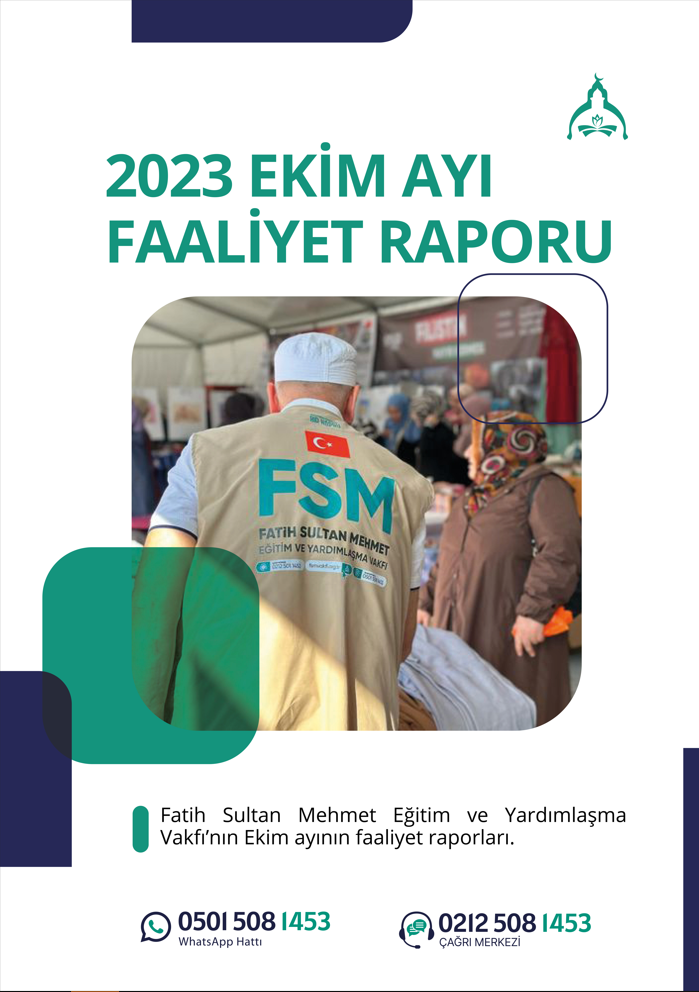 Ekim Ayı Faaliyet Raporu